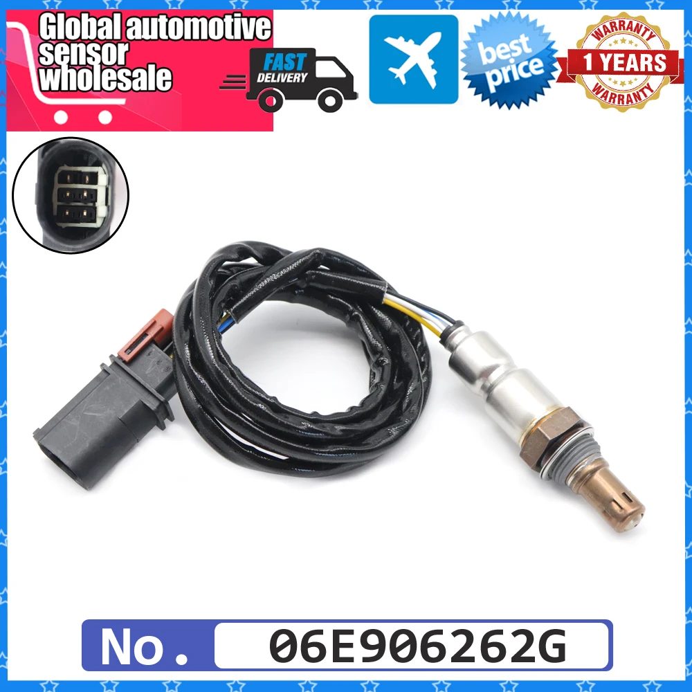 Car Front Upstream Air Fuel Ratio Lambda O2 Oxygen Sensor 06E906262G for AUDI Q7 PORSCHE CAYENNE VW TOUAREG 3.0 V6 2010-2018