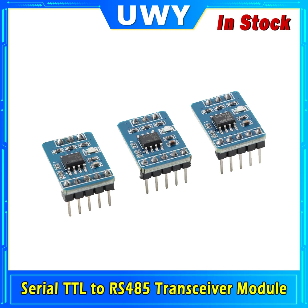 MAX485 MAX3485 MAX13487 MAX13488 TTL to RS485 Transceiver Module 3.3V/5V Unidirectional Bidirectional Serial Conversion Board