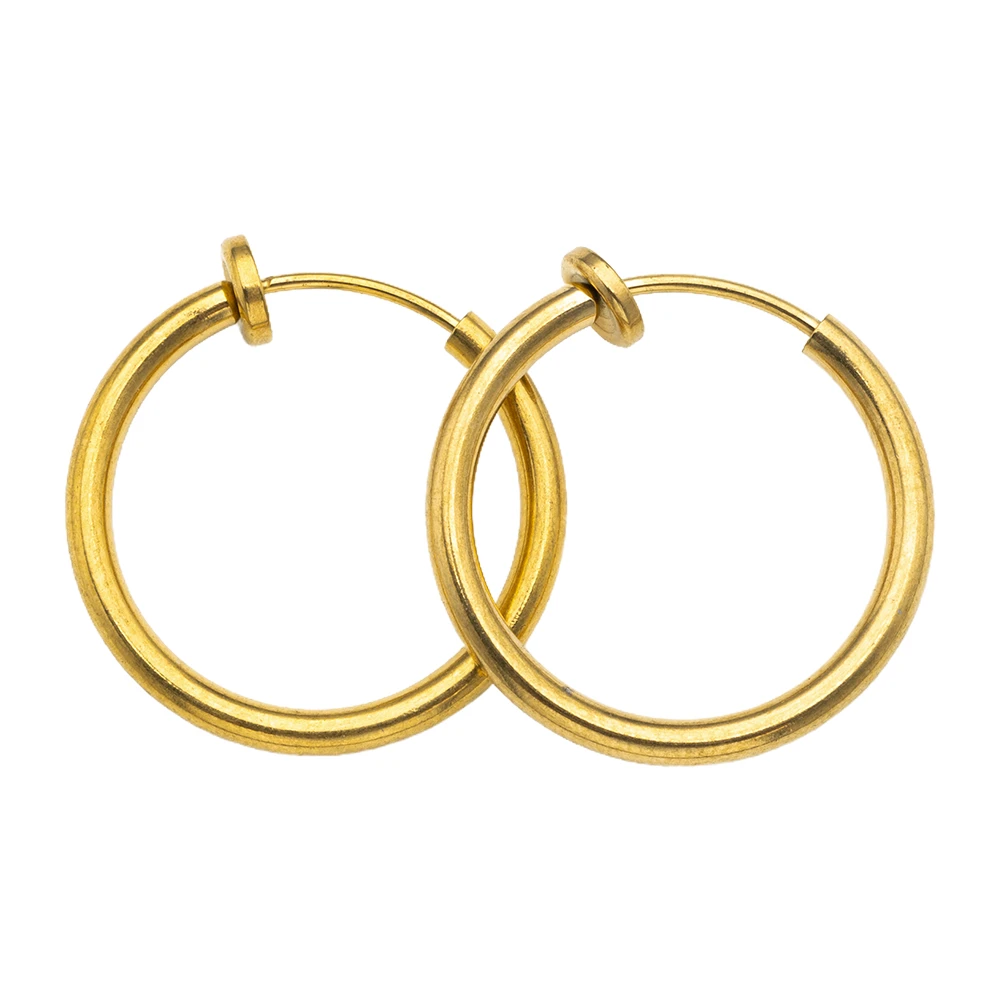 10Pcs Stainless Steel Without Ear Holes Clip Hoops Without Drilling Earring For Earring Lip Ring Fake Cartilage Earrings Jewelry