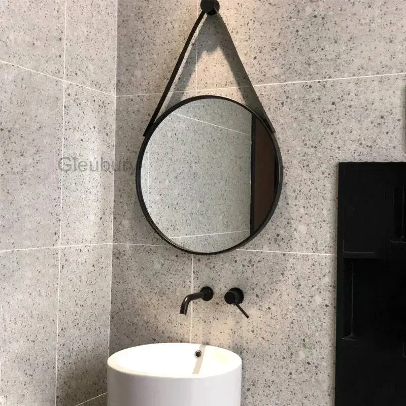 Floor Mirror Dressing Bedroom Decorative Mirror Adjustable Angle Solid Wood Stand Safe Stable Daily Use Espejos De Piso Decor