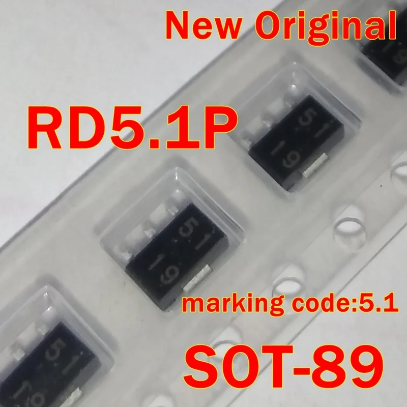 

1Pcs to 100Pcs Rd5.1P Sot-89 New Original Marking Code: 5.1 Zener Diode, 1W, Silicon, Unidirectional 5.1V
