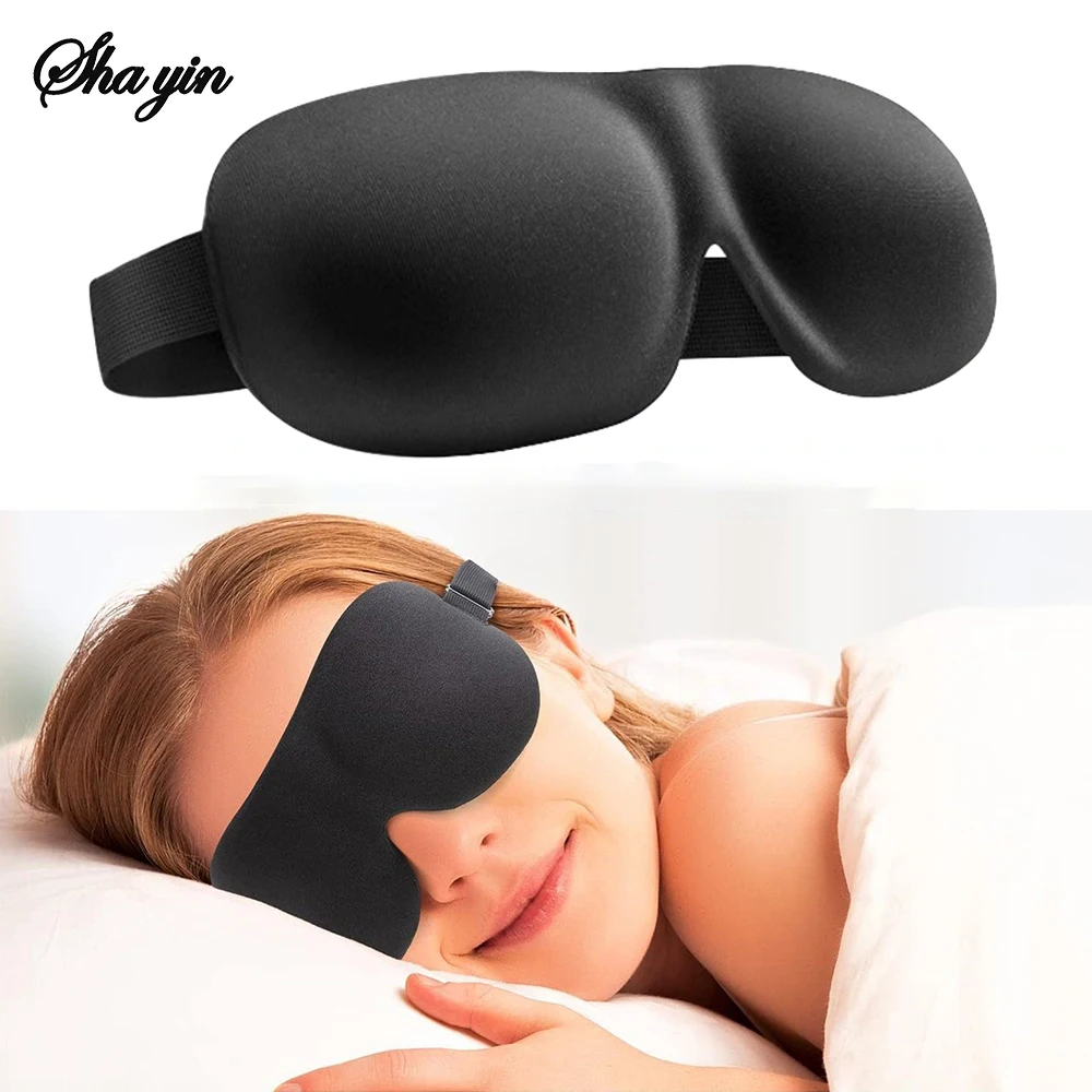 3D Sleeping Mask Bl…
