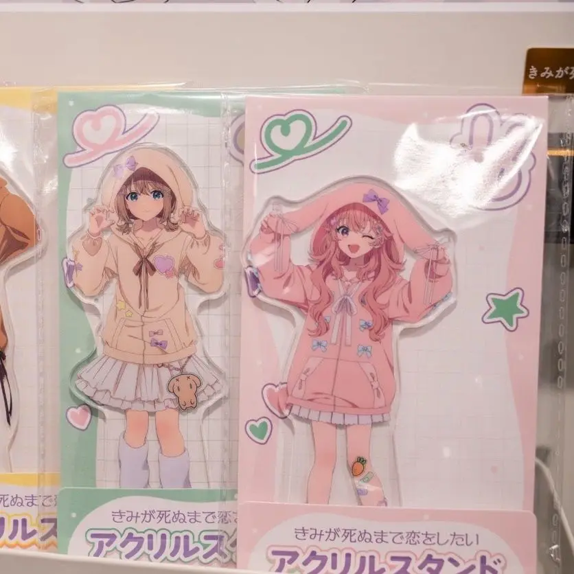 Figura acrílica de un personaje de anime: «Kimi ga Shinu, me gustaría que muriera». Placa decorativa para escritorio, ideal como regalo de cumpleaños.