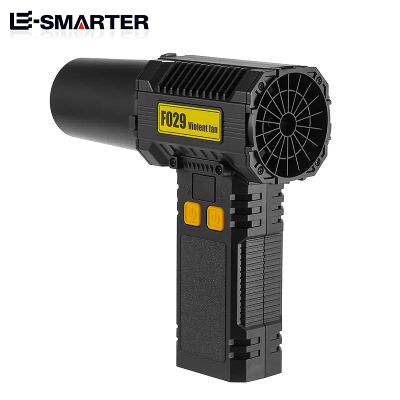 Ventilador violento de emergência para sopro de neve, portátil, carregamento usb, turbina, sucção, dupla finalidade, remoção de poeira