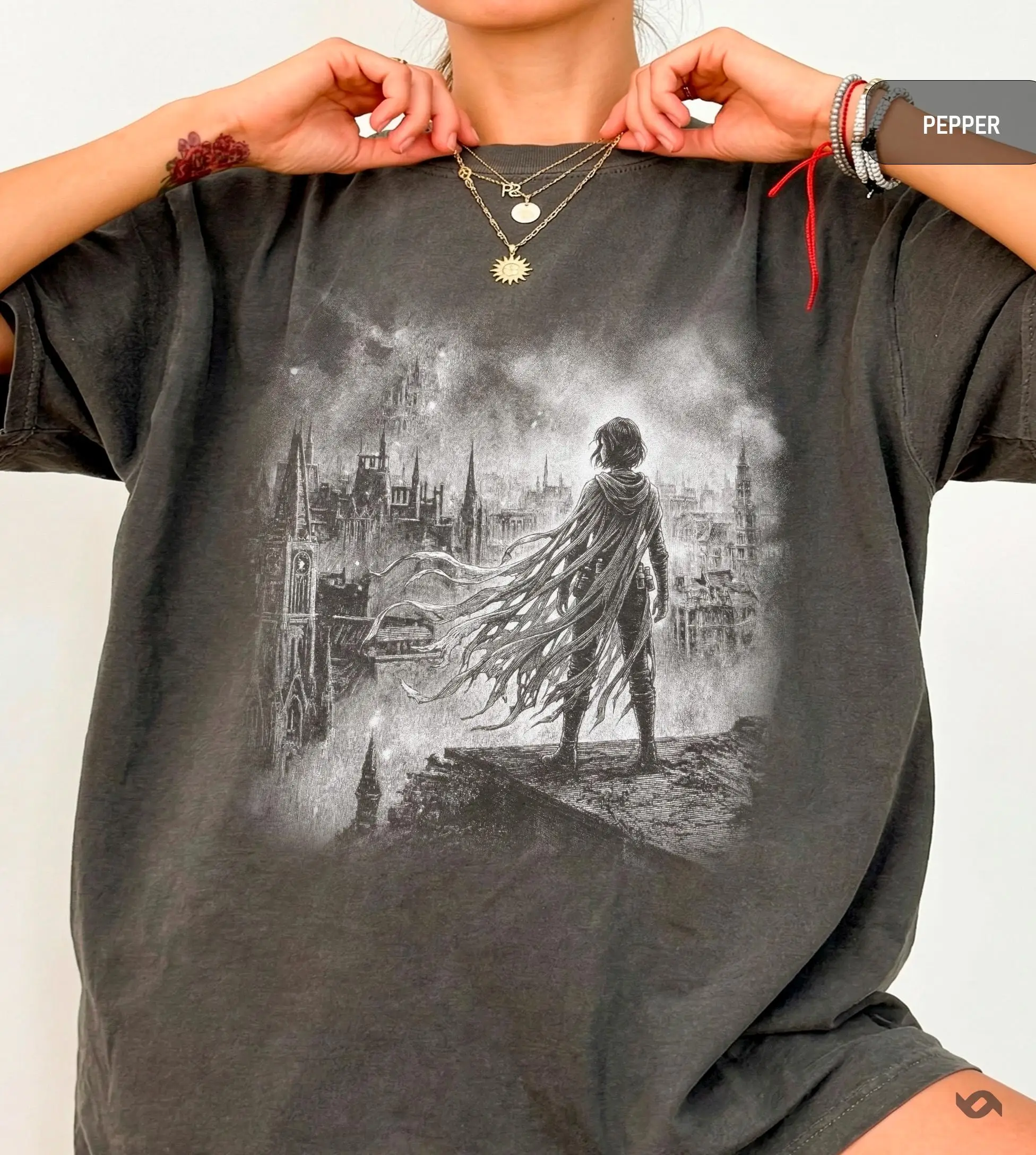 Camiseta de Verano 2026 para Mujer, Diseño Vintage Mistborn, Unisex, de Algodón Transpirable, Manga Corta, Holgada, Informal