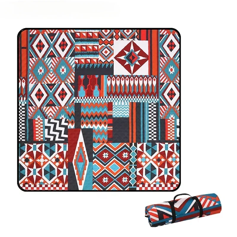 

oversized outdoor picnic blanket machine washable waterproof collapsible camping picnic mat