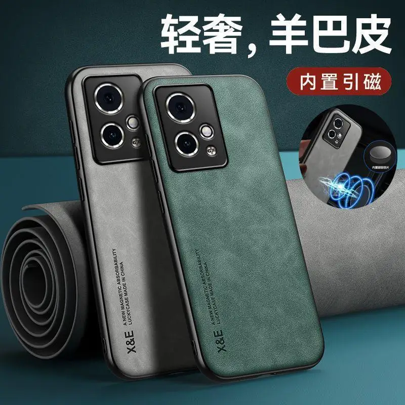 Case For Honor 90GT Luxury Nappa Leather Magnetic Phone Case Matte Anti-fall Slim Cover