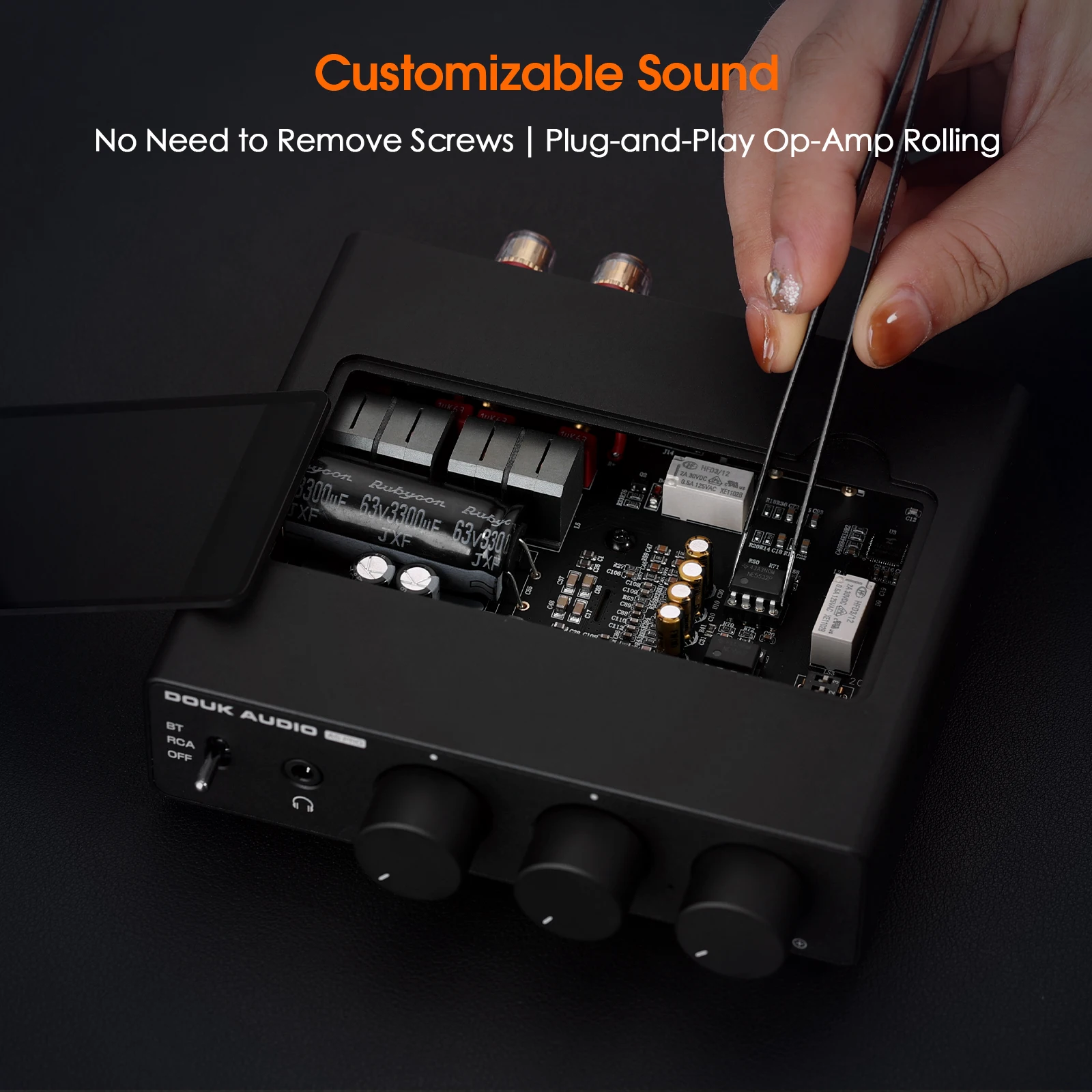 Nobsound A5 PRO TPA3255 Receptor Bluetooth Amplificador Digital HiFi Clase D Amp Amplificador de Audio Estéreo