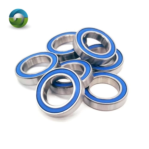 Imagen 2 del producto 4 Uds 6802 2RS rodamiento 15x24x5mm piezas de reparación de pivote de bicicleta 6802 2RS rodamientos de bolas 6802-2RS sellado azul