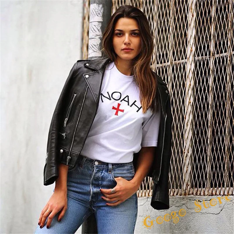 

Summer 1:1 New Noah T-shirt O-Neck Fashion Simple Letter Printing Logo Casual Couple Men Woman Classic All-match High Street Tee