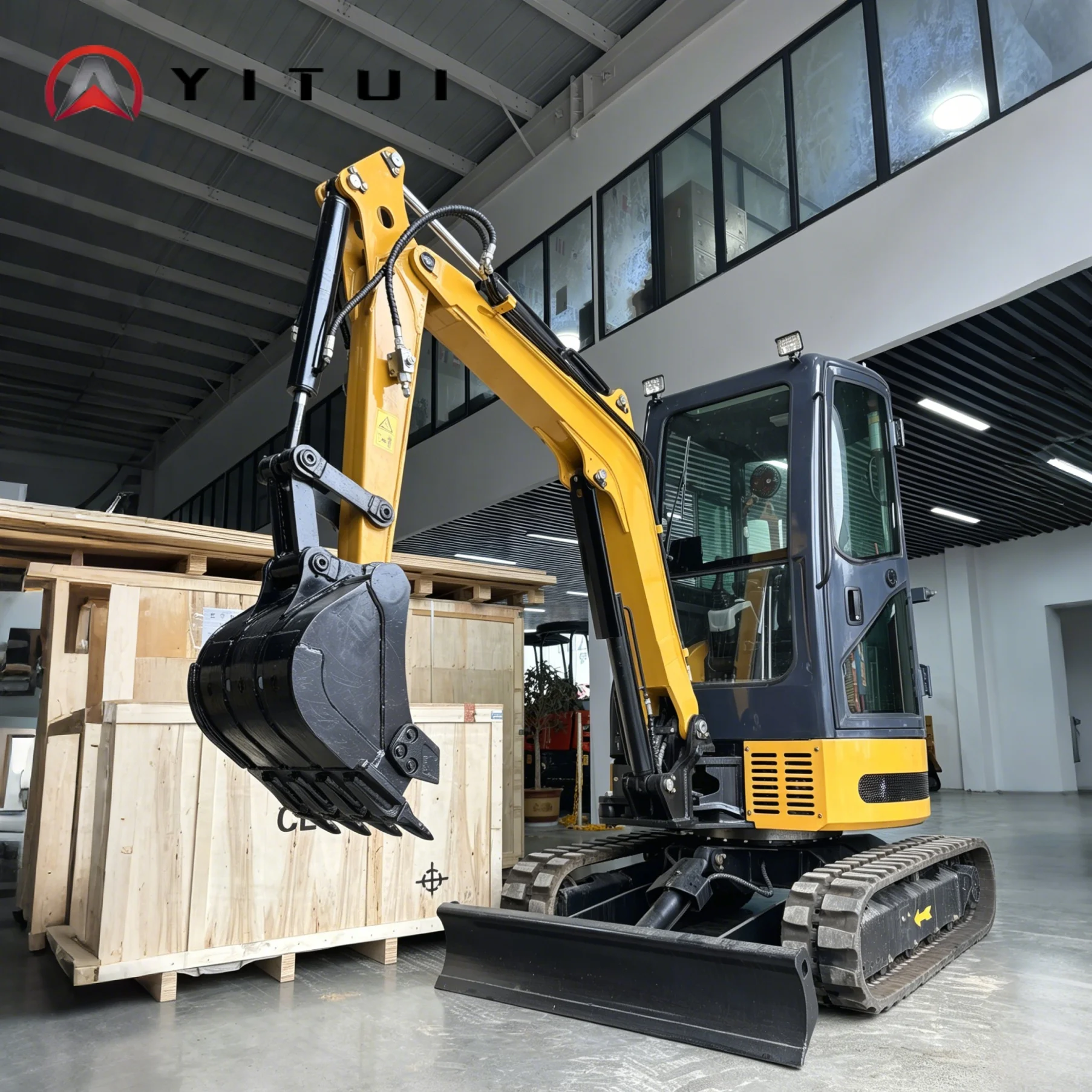 Customized 3.5 Ton Mini Excavator High Tonnage Small Digger Euro 5 Multifunctional Small-Scale Engineering EPA - view 2