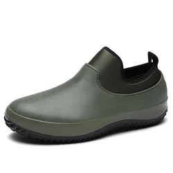 Scarpe da cucina resistenti all'olio da uomo Slip On scarpe mediche da lavoro di sicurezza impermeabili da giardino multifunzionali da Chef