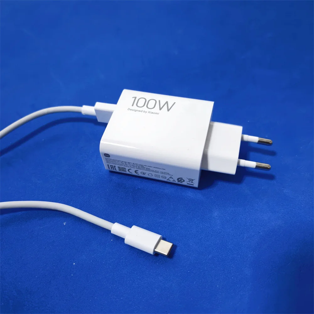 Зарядное устройство Xiaomi Mi 17T 100W EU с быстрой зарядкой Turbo для Mi 15, 17, Redmi K90 Pro MAX, Poco X7, F8 Pro Ultra, кабель Type-C 6A