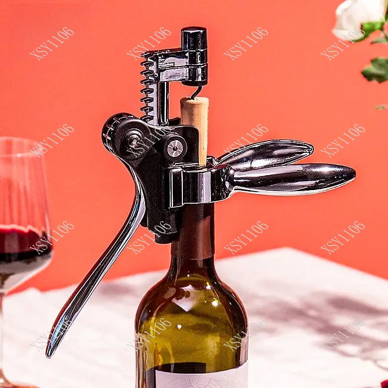 Labor Saving Wing Electric Bottle Opener Portable Corkscrew for Red Wine Champagne Kitchen Bar Accessory