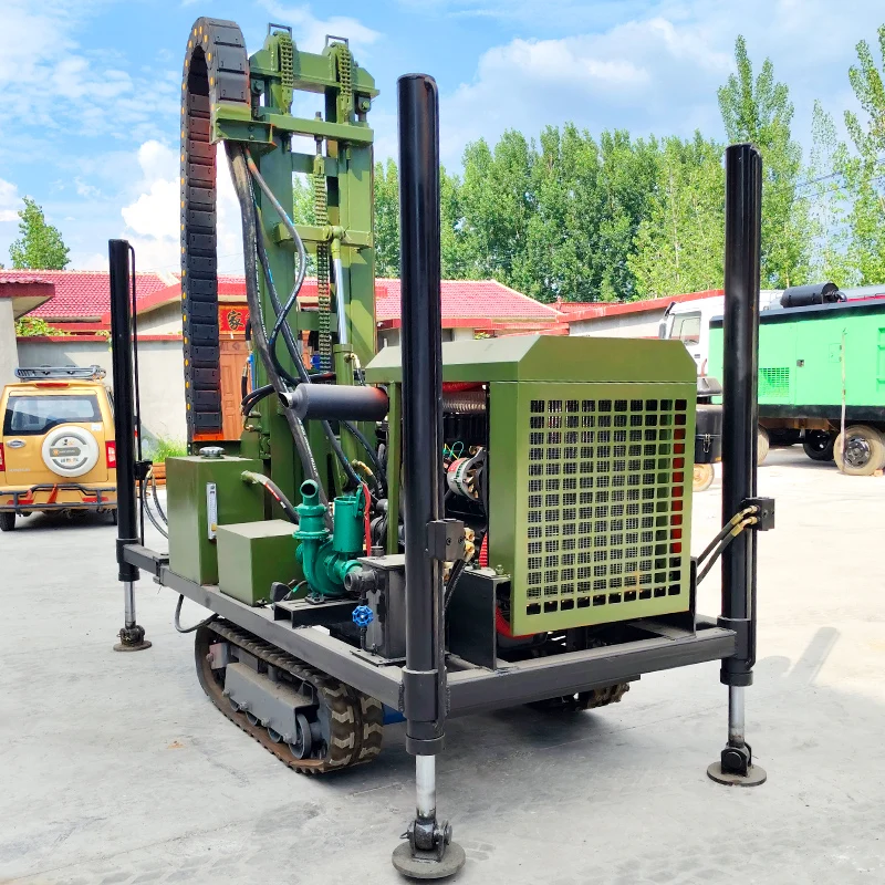 Customized Agricultural Irrigation Water Well Drilling Rig 200m Hydraulic Rotary Drilling Machine Factory Direct Supply