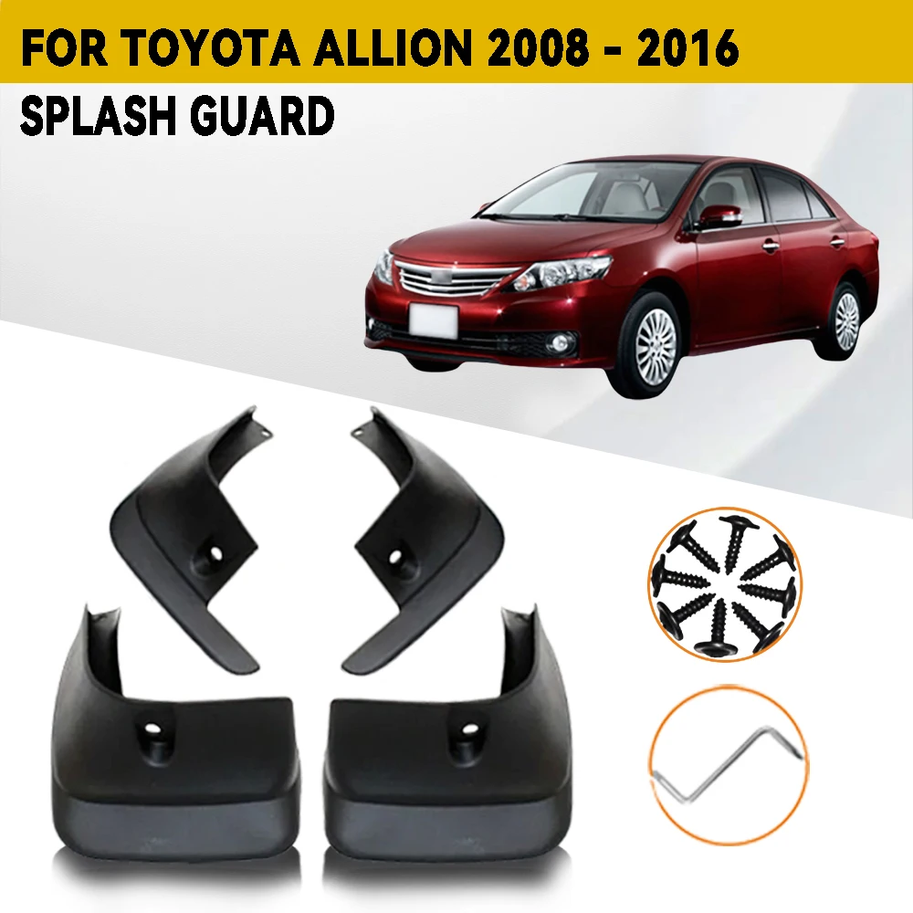 

Matte Black Plastic For Toyota Allion 2008 - 2016 Car Splash Guard Cover Car Accessories Exterior Decorate
