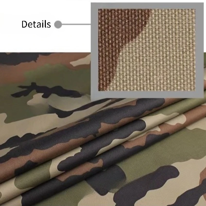 500D/1000D Nylon French Camouflage Fabric IRR Infrared Reflective Waterproof Wear Resistant Cloth for DIY Tactical Vest Garment