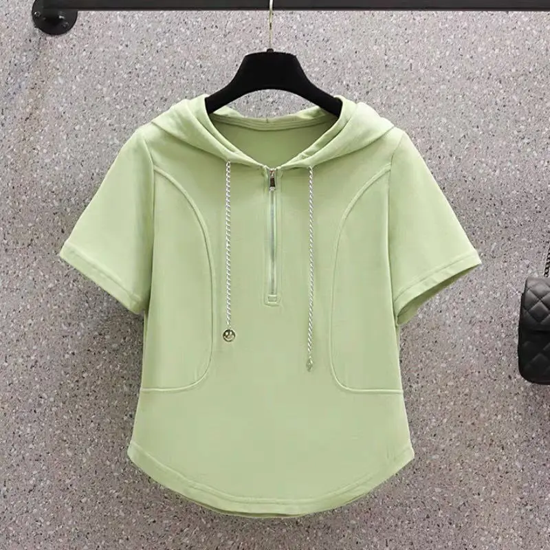 Summer Ice Silk Casual Set Women\'s Large Size Women\'s Summer Slimming Shorts Set Fashion Two Piece Set for Women