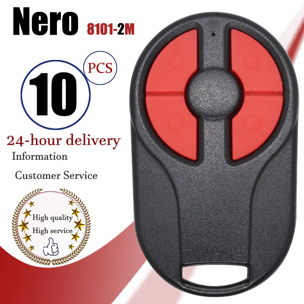 

Nero 10PCS Пульт для ворот Nero 8101-2M мини-пульт 2-канальный 433,05-434,79мГц Пульт д