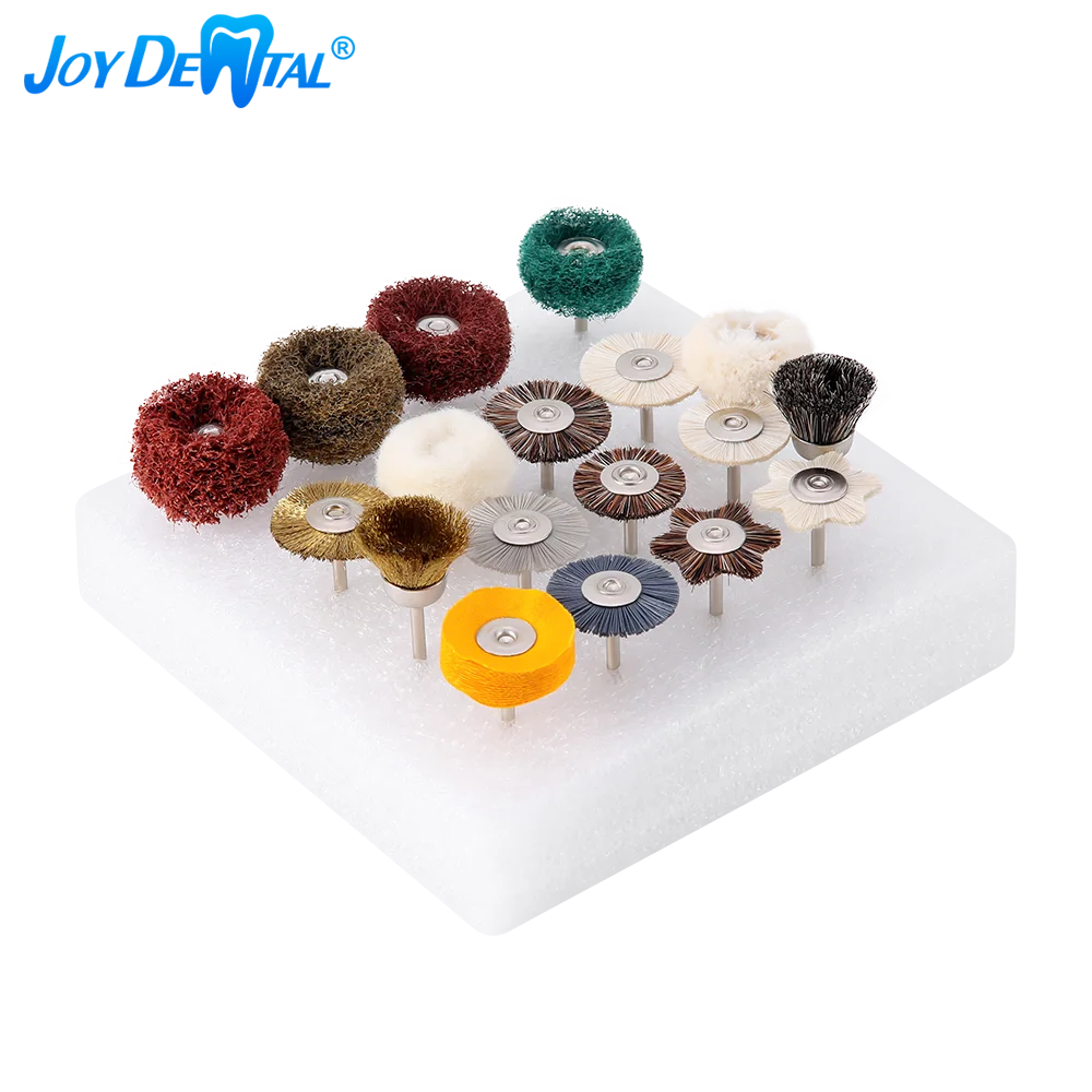 

18Pcs Dental Polishing Brush Wheel Kits Artificer Ceramic Porcelain Grinding Polish Instruments Dentistry Supplies Lab Tool