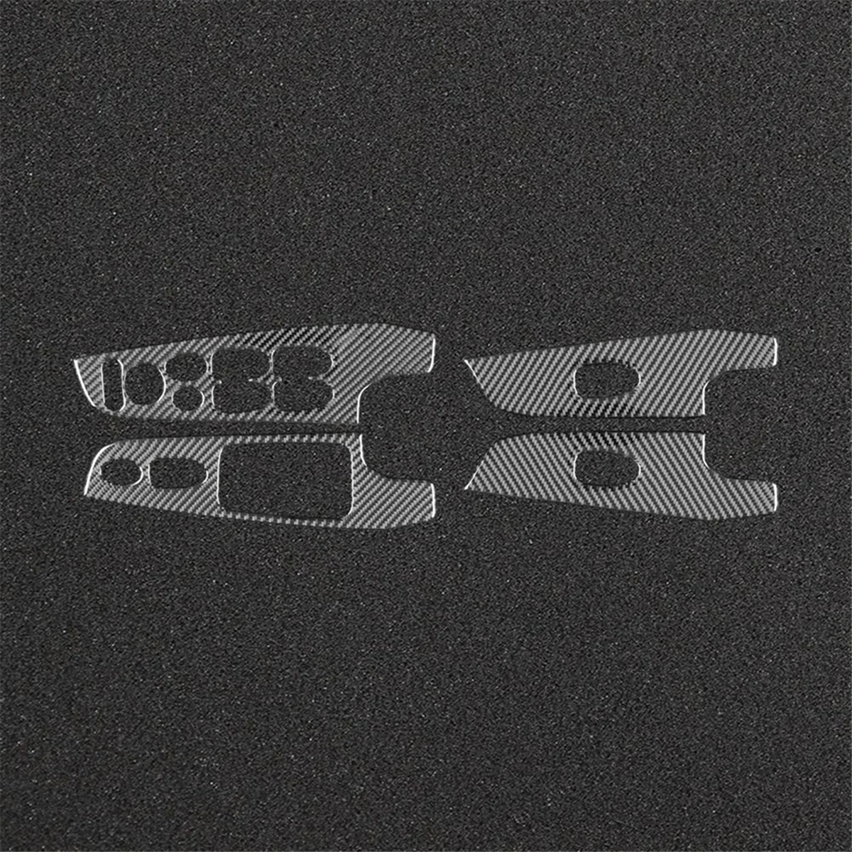 

Углеродное волокно для Honda Civic 8th 2006-2011, крышка переключателя подъема окна автомобиля, наклейка, аксессуары, RHD-A51K