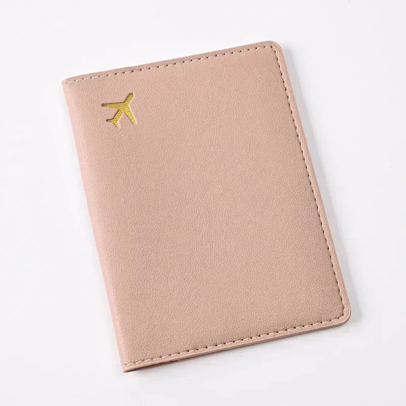 PU Leather Travel Passport Holder Women Men Passport Cover Ticket Clip Passport Wallet ID Card Holder Travel Wallet Unisex