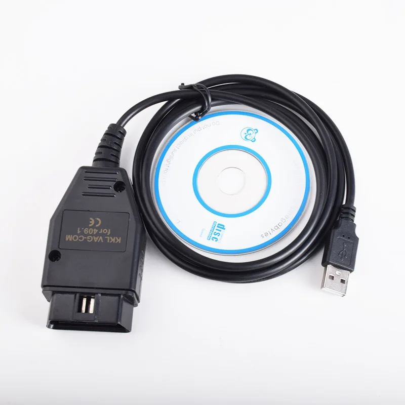 VAG KKL409.1 USB Plug-Plug Read Clear DTCs Car Portable Diagnostic Cable for Audi/VW Car Accessories Auto Tool VAG-COM Connecter