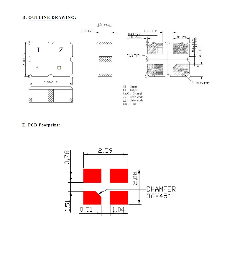 (10PCS)  TA0295A code LZ brand new original 1575.42 MHz packaged SMD SAW filter in stock