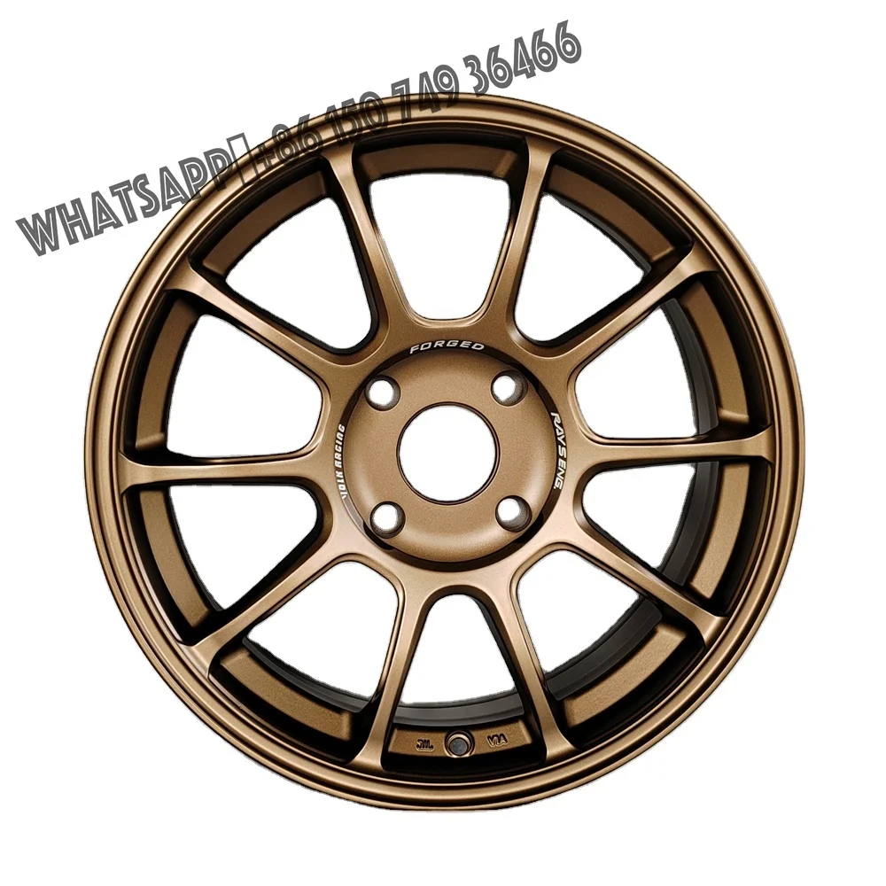 

15 16 17 18 19 Inch Aluminum Alloy Wheel Hub with 4X108 PCD Passenger Car Wheels for Peugeot 206 and 207 Cars Bronze