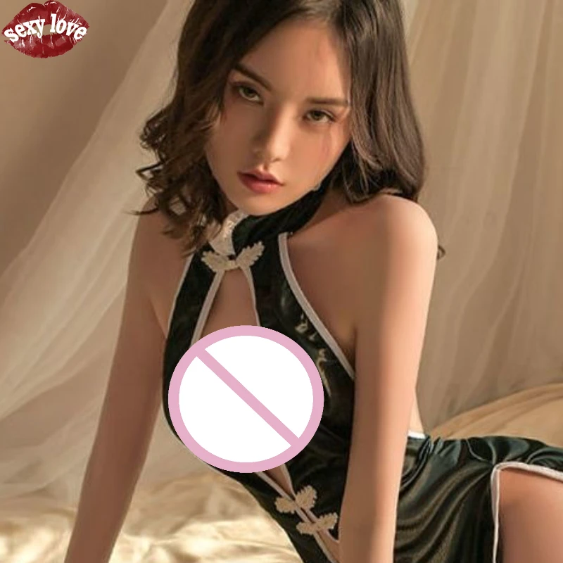 Pakaian Dalam Wanita Cinta Seksi Seragam Godaan Cheongsam Seksi Piyama Panas dan Pedas Set Gairah Gaya Cina Baru