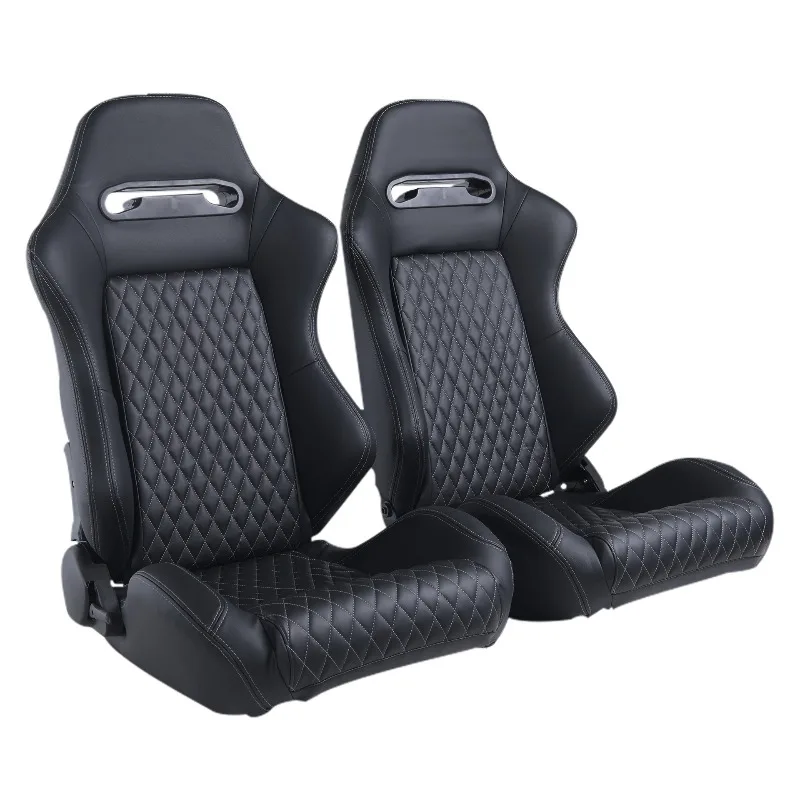 

Car seat modified racing simulation sports car e-sports seat PVC leather adjustable