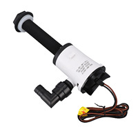 Aerator Livewell Pump Portable Submersible Fish Tank Pump for Boat Marine 800GPH 12V 4.0A Fish Saver Pump Bait Tank Aerator