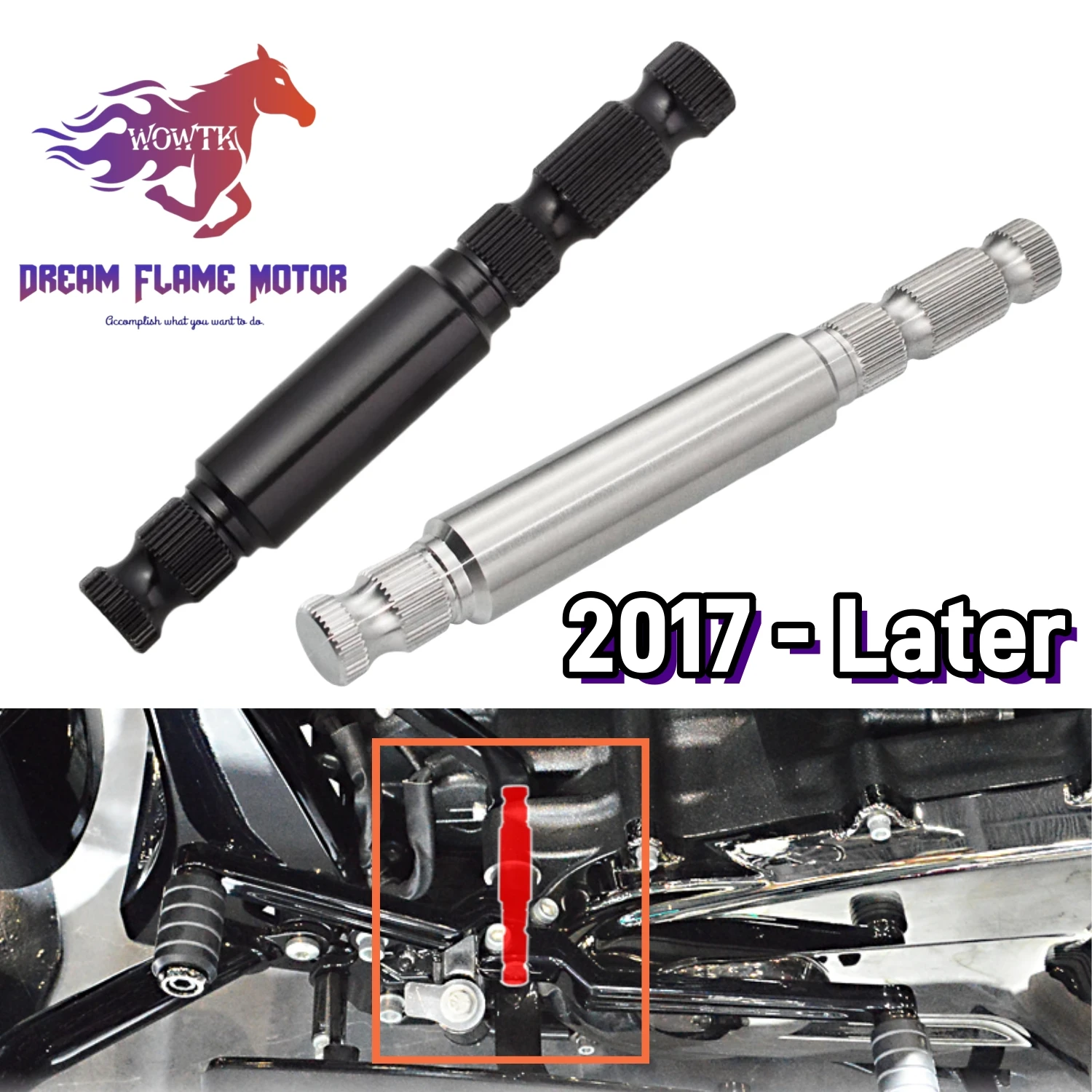 

Motorcycles accessories Inner Shifter Shaft Gear Lever For Harley Touring Road King CVO Electra Tri Street Glide FLHTK 2017-2024