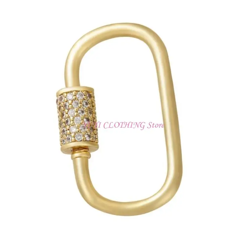 N5KF متألقة Zirconia Brooch Clasp Clasp قلادة DIY قلادة موصل #1