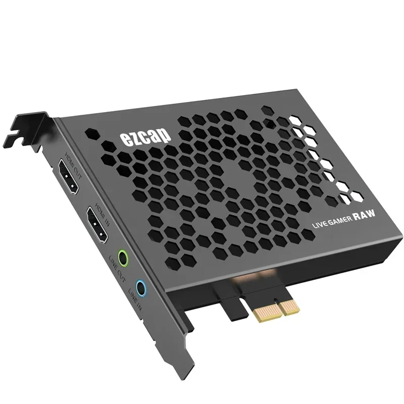 4K 30hz Full HD 1080p 60fps 120fps PCIe Video Capture Card PCI Express Game Record Box HDMI Loop Audio Line in PC Live Streaming