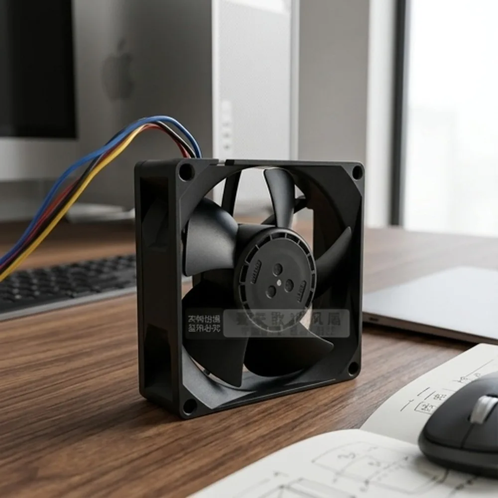 For NMB 3110FB-04W-B76 8025 DC12V 1.40A 4-Pin PWM Dual Ball Cooling Fan view 4
