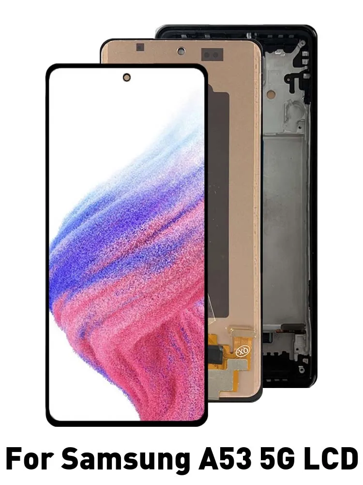6.5'' TFT AMOLED LCD Display Touch Screen Digitizer For Samsung A53 5G SM-A536B SM-A536U SM-A5360 - Replacement a53 Repair Part