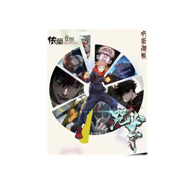 Wholesales Jujutsu Kaisen Collection Card Yilan Culture Art Board A6 Wood Hollow Acrylic Trading Anime Cards