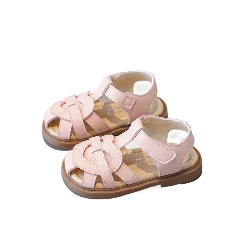 Summer Girls Sandals Cute Love Cut-outs Kids Princess Shoes  Baby Girl Shoes Little Girl Sandals