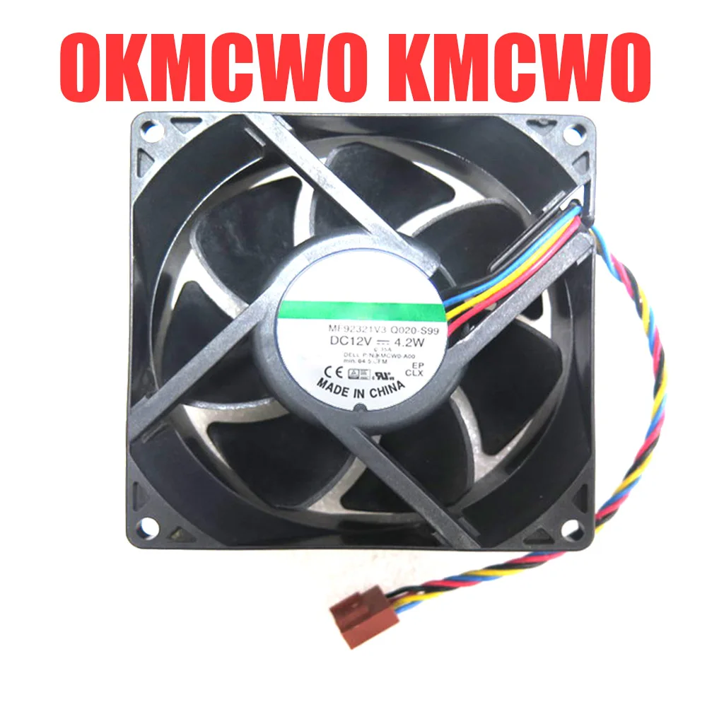Cooling Fan For DELL For Precision Tower 3620 0KMCW0 KMCW0-A00 MF92321V3-Q020-S99 PVA092J12S-P04-BE DC12V 4.20W 4PIN