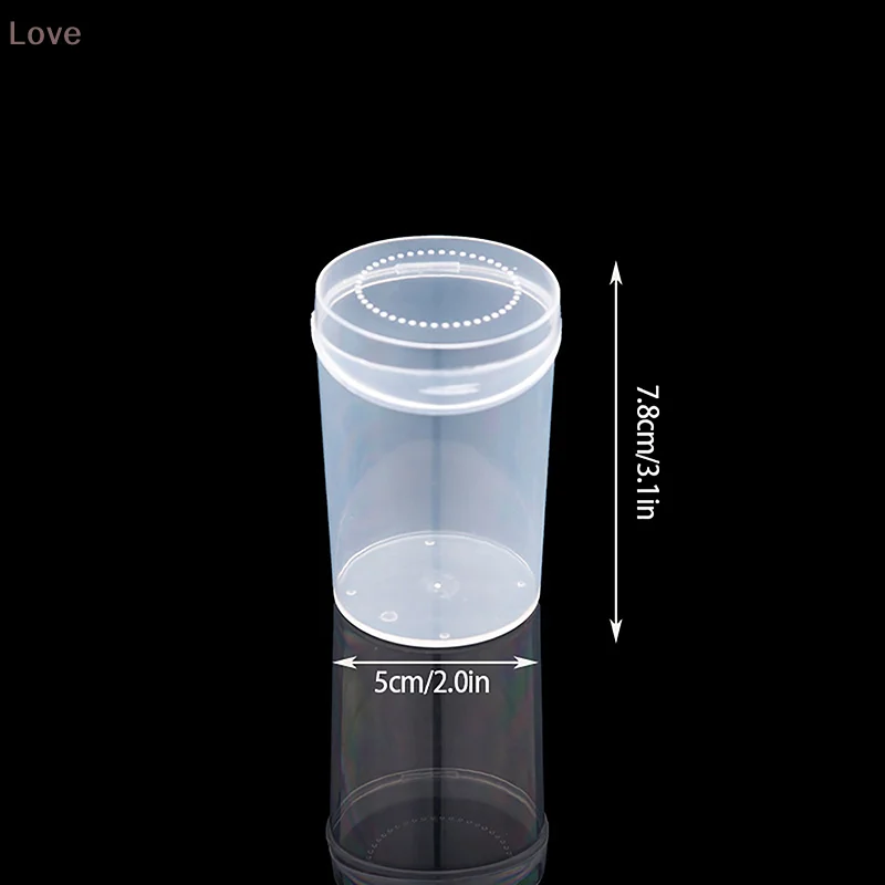 [L&P] Transparent Plastic Cotton Buds Storage Box Desktop Dust Proof Makeup Removal Cotton Lipstick Cosmetics Organization