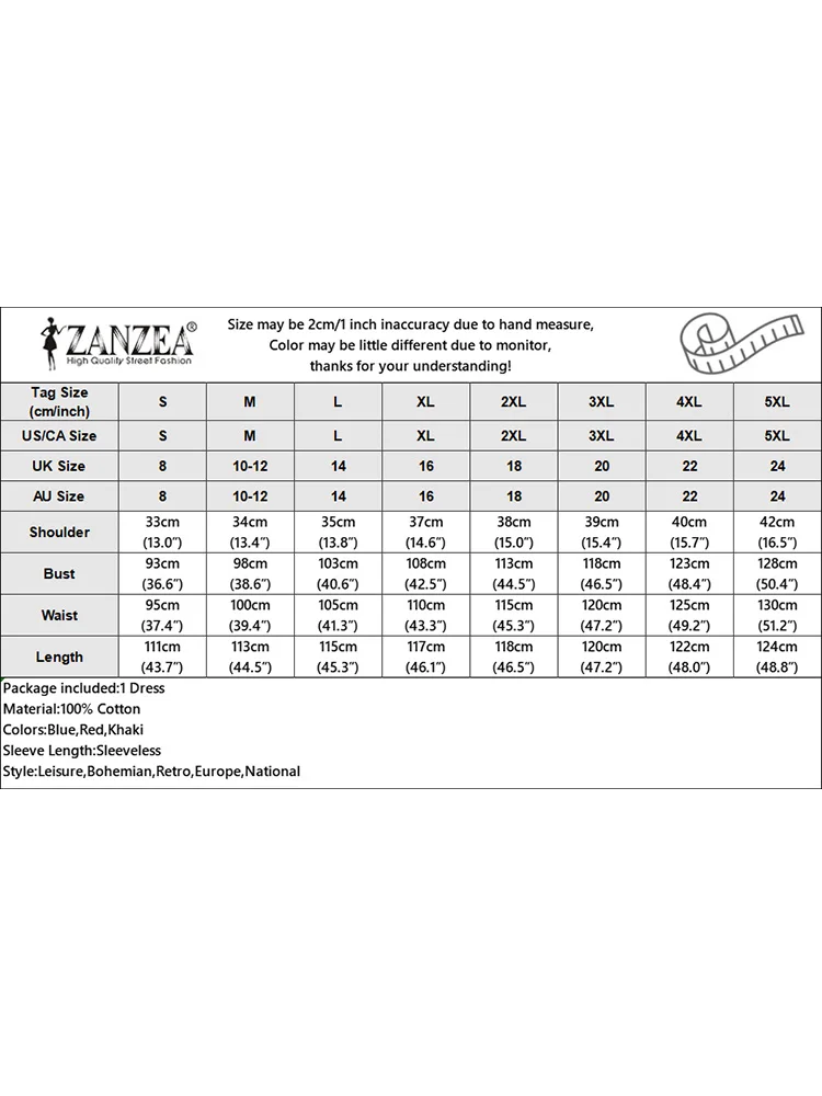 Women Bohemain Sleeveless Sundress ZANZEA Summer Printed Dress Vintage Beach Holiday Vestidos Casual O Neck Baggy Midi Dresses