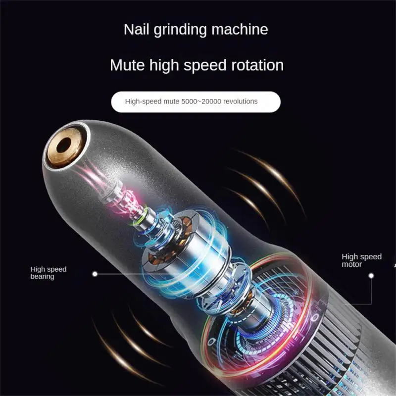 Electric Nail Polisher Usb Charging Dead Skin Remover Manicure Machine Nail Remover Manicure Tool Nail Drill Sander Nail Art Pen