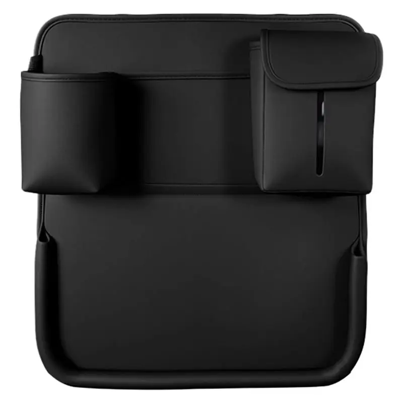 ab42-安全フラットサポート-折りたたみ式フェイクレザーデスク-自動車用ダイニングポータブル背もたれ職場アクセサリー、旅行通勤用