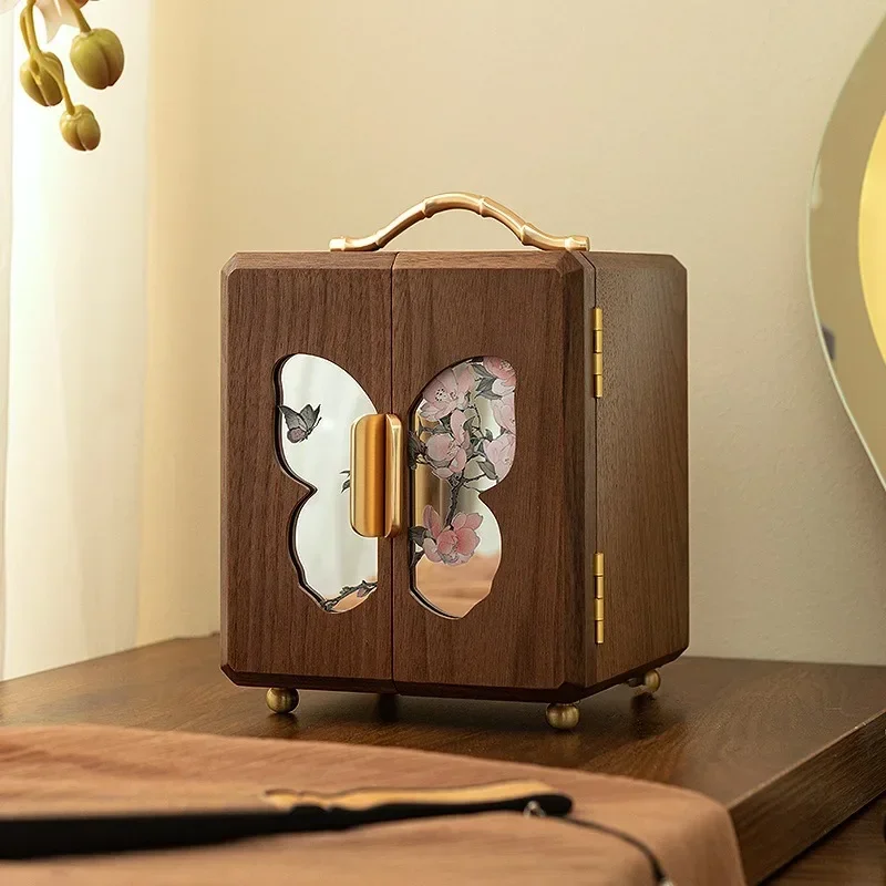 

Wooden jewelry box storage box high-end exquisite hand jewelry box