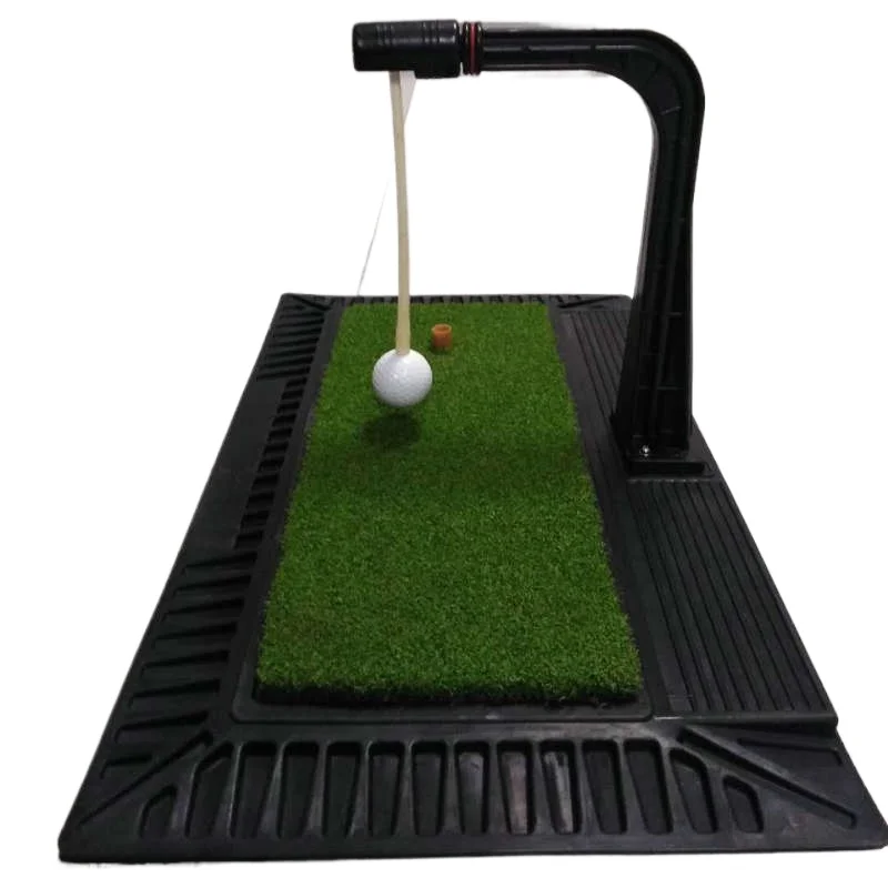 

Golf swing practitioner ranging electronic indoor