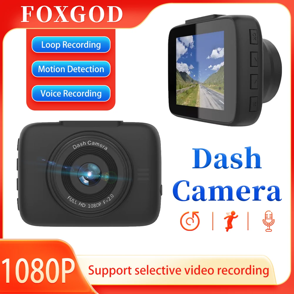 

Car DVR Dash Cam FHD1080P Parking Monitor Video Loop Recorder Night Vision G-Sensor Dashboard Camera Registrator Black Box