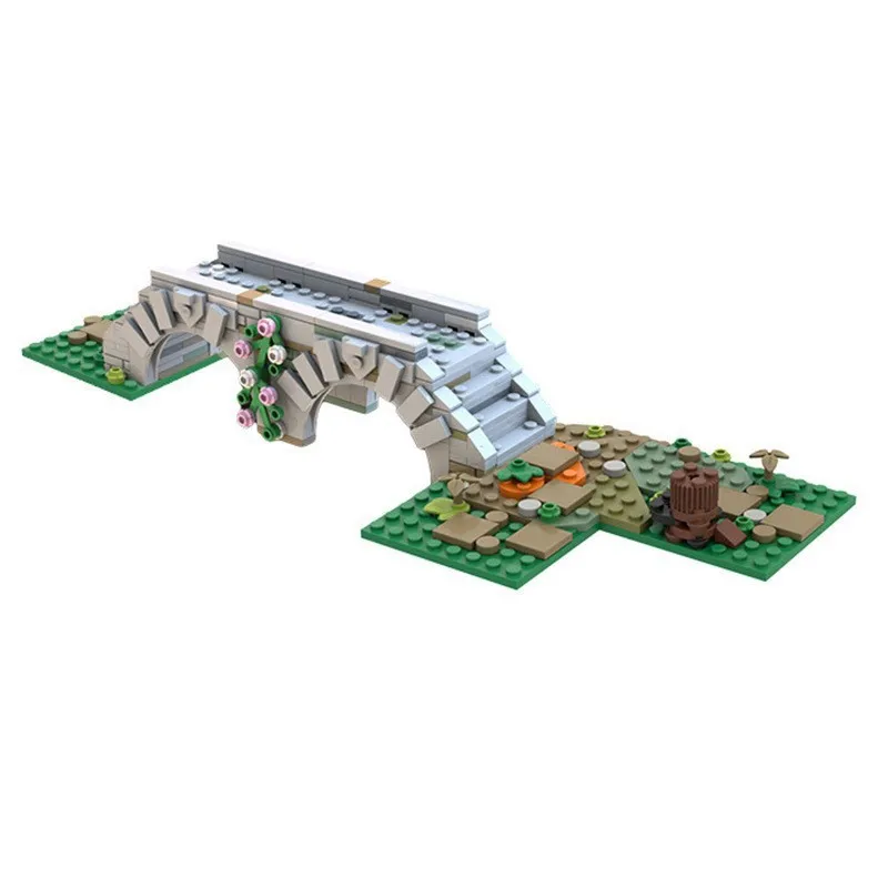 Nuovo ponte medievale MOC compatibile con 21325 bambini giocattoli fai da te blocchi di costruzione mattoni medievali decorazione kit di montaggio regali modello