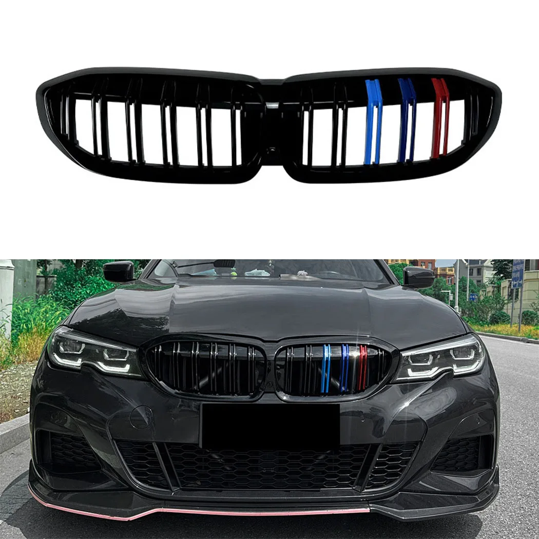 

Решетка радиатора переднего бампера для тюнинга BMW 3 серии G20 G28 2019-2022, ABS-пластик