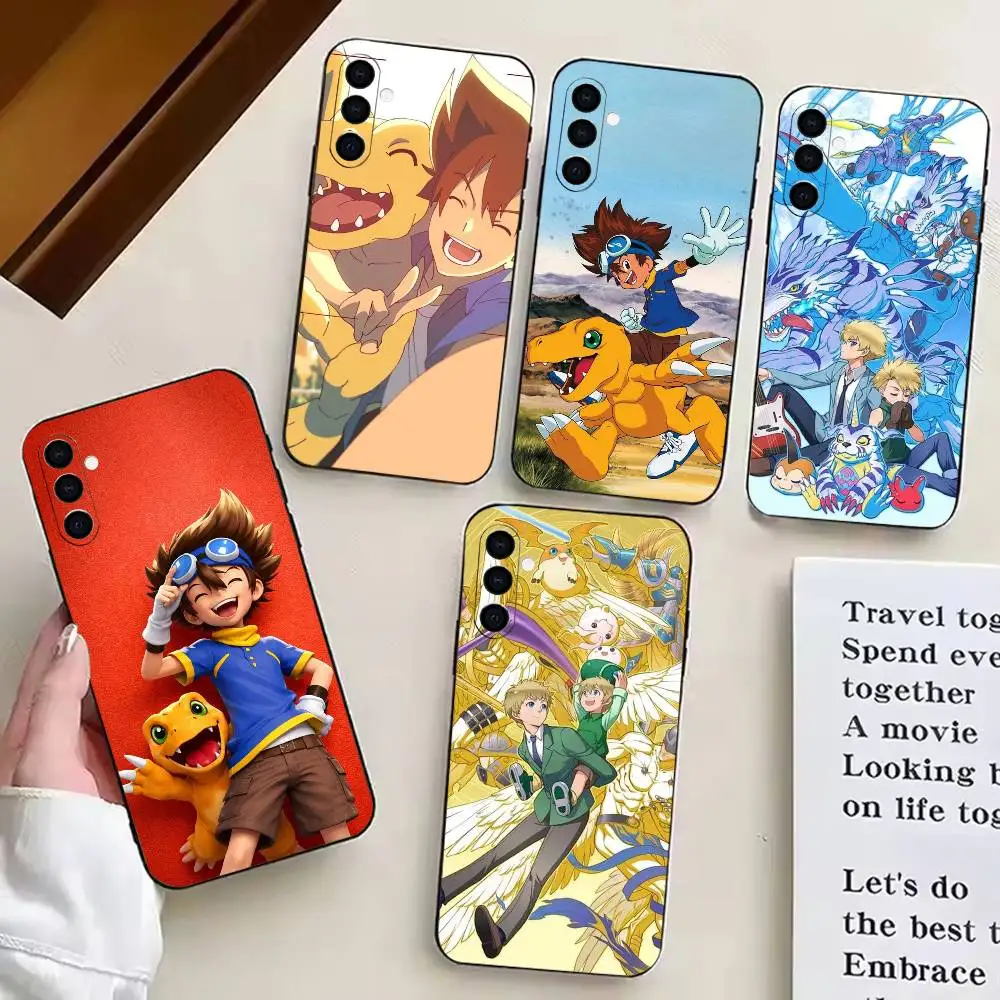 D-Dino Boy and AGUU  Phone Case For Samsung Galaxy A20,A21s,A22,A31,A32,A52,A53,A72,73,A80 Black TPU Soft Case